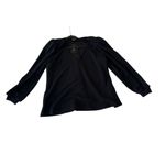 City Chic NWT TOP QIUERO Long Sleeve Knit Top in Black Size Xs( 14) Photo 2
