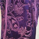 Free People  Dress Velvet Burnout Boho Sleeveless Burgundy Size Small Photo 3