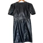 NWT Blashe Faux Vegan Leather Zipper Front Bustier Mini Dress Black Size L Photo 5