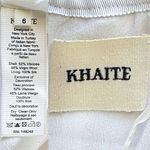 Khaite Blume Strapless Fit & Flare White Wool Silk Midi Dress Wedding 6 EUC Photo 3