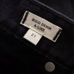 Madewell  Rigid Denim A-Line Mini Skirt: Cutout Edition Photo 4