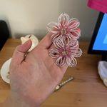 Anthropologie Floral Statement Earrings Photo 1