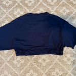 New England Patriots Custom Cropped Tee Blue Size M Photo 1