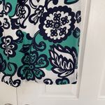 Boden Penelope Floral Green White Navy Blue Top Blouse Size 4 Photo 1