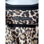 ZARA  Cheetah Animal Print Blouse Career Business Casual Evening out Small Photo 3