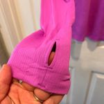 GapFit Womens Long Sleeve Athletic Top Purple Thumbholes Size L Athletic Running Size L Photo 2