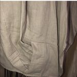 For Cynthia  S 100% linen jacket Tan linen open flap jacket, pockets Photo 3