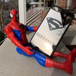 iPhone 8 iPhone 7 Cute Superman Drop Protection Mirror Case Black Photo 3