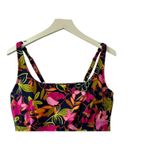 Lands' End Modest Wide Strap Square Neck Underwire Tankini Top Women's 16 New Photo 2