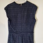 Rebecca Taylor Womens Dress Size 8 Black Sparkle Stretch Tweed Sleeveless $495 Photo 6