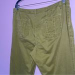 J.Jill Utility Ankle Pants Women Size 14 Green Cotton Stretch Casual Crop Photo 6