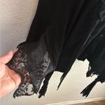 Chic Black Sleeveless Overlay Bling Details Tunic Top L Size L Photo 5