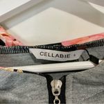 Cellabie Women’s Color Block Floral Lined Four Pocket Zip Up Hoodie Size S NWOT Photo 6