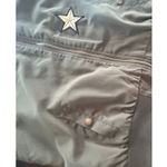 Hippie Rose ⭐️  Sequinned Patch Bomber Jacket Army Green Coat‎ Outerwear Size XL Photo 4