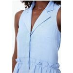 Tuckernuck  Oxford Sleeveless Royal Shirt Dress Size Small Blue Preppy Coastal Photo 2
