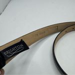Brighton Classics Black Genuine Leather Belt Style 4B703 Size M L 32 Silver/Gold Photo 2