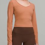 Lululemon  Align Long Sleeve Shirt Womens Size 2 Pink Savannah Athletic Yoga Run Photo 12