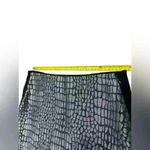 Diane Von Furstenberg  DVF Emma Nightfall‎ Silver Black Pencil Skirt Size 8 Photo 8