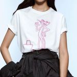 ZARA x the Pink Panther shopping bag tshirt Photo 4