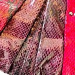 Nine West  Red And Black Ombr Clutch Wristlet Bag Photo 3