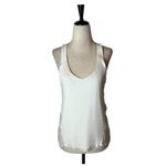 Rag and Bone ‎ Tank Top Women XS Ivory Chieftail Racerback Silk Insets Top Luxury Photo 2