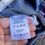 Lands' End  two mid rise geometric print blue pink straight leg Photo 5