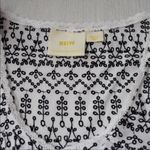 Anthropologie Maeve Cammie Embroidered Peplum Top Photo 5
