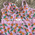 Lands' End  X Draper James Pink Gingham Orange Blossom Swimsuit Size 20 W Photo 11