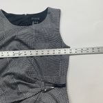 Enfocus Studio Womens Sleeveless Plaid Sheath Dress Size 6 Gray & Black Photo 5