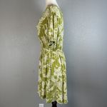 Anthropologie Daily Practice Womens Dress S Small Green White Paisley Pockets Photo 4