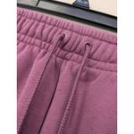Nike  Essentials Women's Shorts High Rise Fleece Inseam 6 In DM6123-100 Purple XS Photo 4
