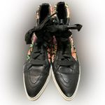 Coach  High Top Pointed Toe Floral Sneaker All Leather Photo 8