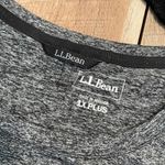 L.L.Bean Long Sleeve Twist Front Top Plus Size 1X Activewear Gray Photo 6