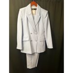 ZARA  2 Piece Set Double Breasted Shoulder Pad Blazer and Slim High Waist Pants Photo 7