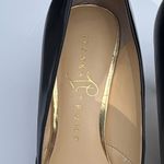 Ivanka Trump Elegant Black and Gold Women's Heels Photo 4