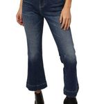 Dear John Jeanne Cropped Flare Denim Blue Jeans size 29 Photo 0