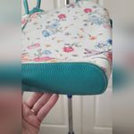 Borse In Pelle Purse Floral Leather Crossbody Purse Made In Italy Zip Tote White Photo 2