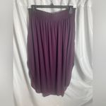 Zenana Outfitters Plus Size 1XL Women’s Purple Tulip Hem Maxi Skirt NWT With Pockets & Slit Photo 2