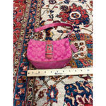 Coach Vintage Y2K  Signature Hot Pink Suede Canvas Demi Shoulder Bag Photo 1