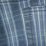 Crest Jeans 13/14 32 Navy Green Plaid Long Shorts Blue Photo 2