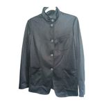 Rag and Bone Rag & Bone Sid Pique Stand Collar Black Blazer Jacket Size 6 Photo 1