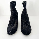 Urban Outfitters Margot Velvet Constellation Heeled Booties Size 8 EU 39 Photo 3