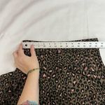 Love, Fire Olive Green Pink Leopard Print Skirt Photo 2