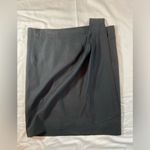 Henri Bendel  Mini Wrap Skirt Black Silk & Cotton‎ Vintage Size 14 Photo 3