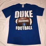 Gildan Blue  Duke Football T-Shirt SZ S Unisex Photo 1