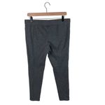 Sonoma  Women's Fleece Lined Leggings Size Large Dark Gray Cotton Faux Fur Cozy Photo 1