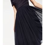 ZARA tulle midi dress blue dress Photo 4