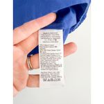 Madewell | NWT Shirred Puff-Sleeve Top in Cotton-Silk Voile Bright Sapphire Sz L Photo 7