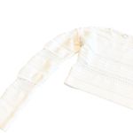 Helmut Lang  Pullover Chunky Knit White Sweater Cropped Stretch Size Small Womens Photo 5