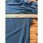 LuLaRoe  Size 3XL Top V-Neck Teal ISH T-Shirt Tee Short Sleeve Loungewear Stretch Photo 2